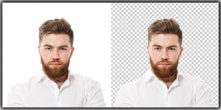 photo editing white background